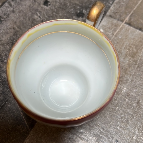 Vintage Small Bone China Tea Cup 22K Gold Trim - Picture 5 of 6